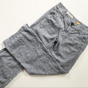 Anthropologie/Pilcro | Chambray Wide-Leg Trousers